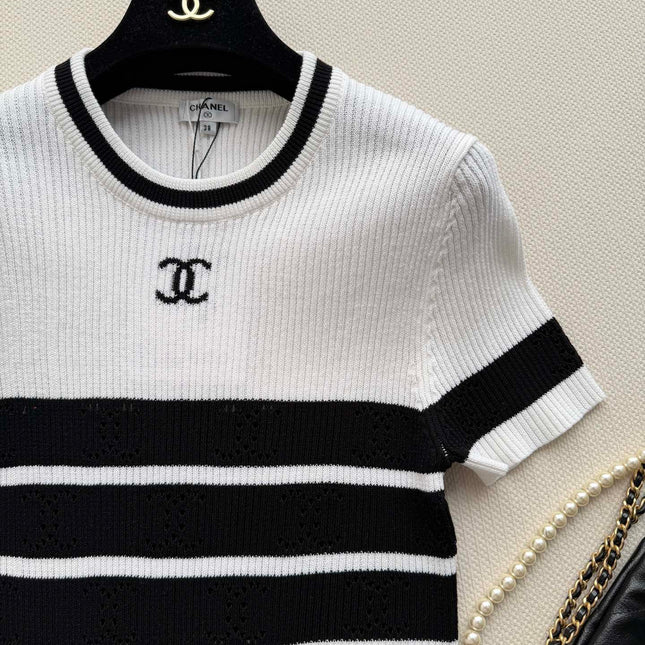CHANEL 26S SHORT-SLEEVE SWEATER STYLE 1039