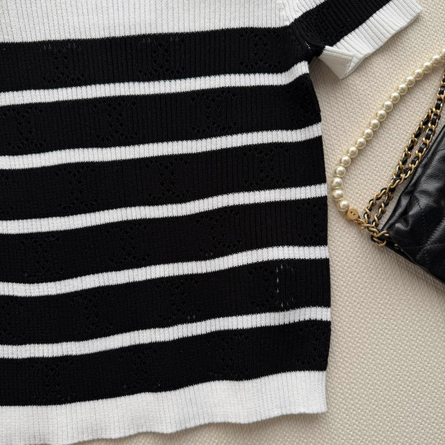 CHANEL 26S SHORT-SLEEVE SWEATER STYLE 1039