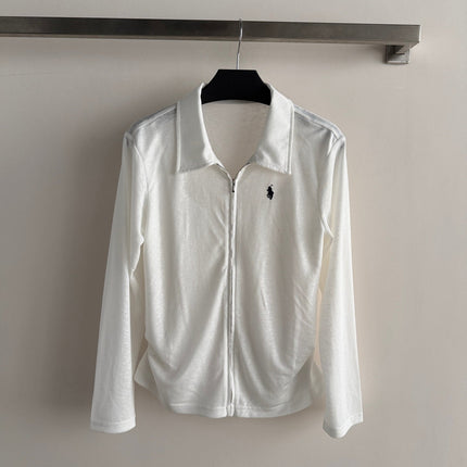 RALPH LAUREN 26S ZIP-UP LONG SLEEVE T-SHIRT 537