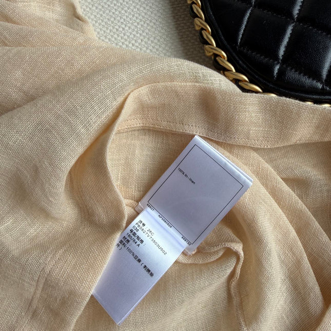 CHANEL 26S SLEEVELESS LINEN TOP STYLE 1211