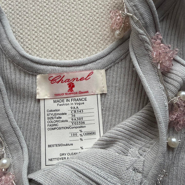 CHANEL 26S KNIT SLEEVELESS TOP STYLE 1185