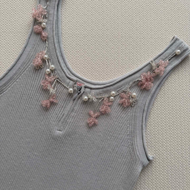 CHANEL 26S KNIT SLEEVELESS TOP STYLE 1185