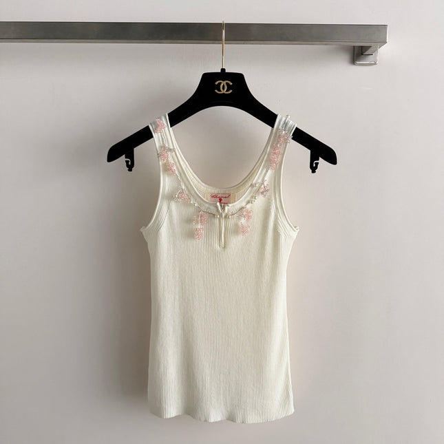 CHANEL 26S KNIT SLEEVELESS TOP STYLE 1184