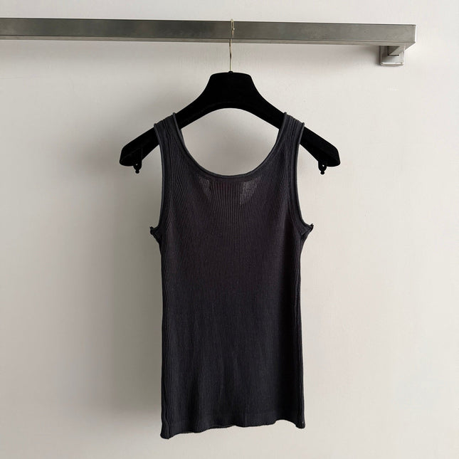CHANEL 26S KNIT SLEEVELESS TOP STYLE 1183