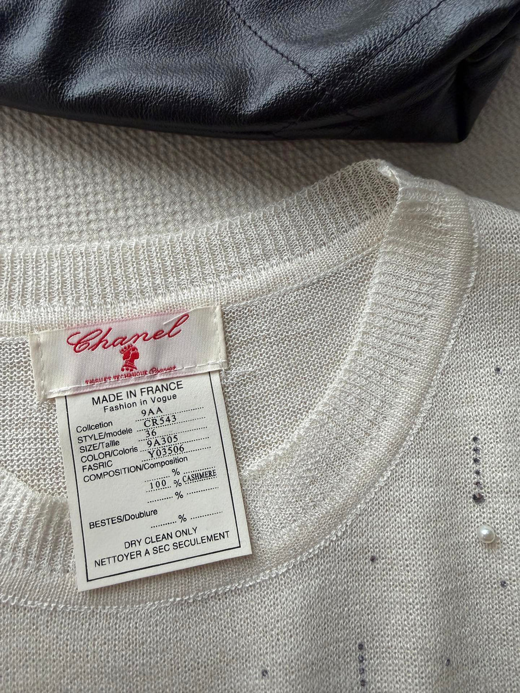 CHANEL 26S SHORT-SLEEVE KNIT TOP STYLE 1156
