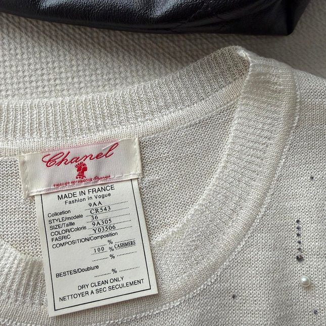 CHANEL 26S SHORT-SLEEVE KNIT TOP STYLE 1156
