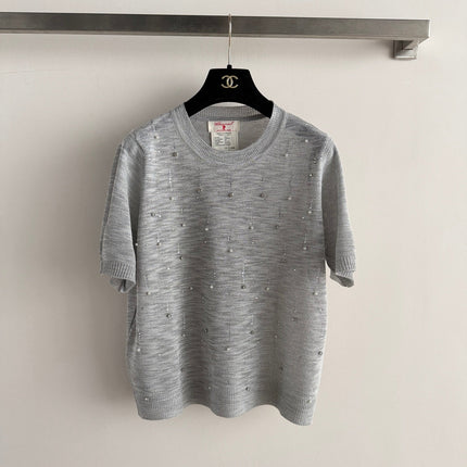 CHANEL 26S SHORT-SLEEVE KNIT TOP STYLE 1155