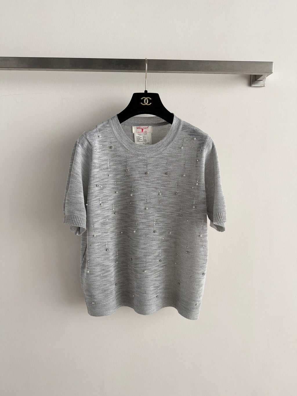 CHANEL 26S SHORT-SLEEVE KNIT TOP STYLE 1155