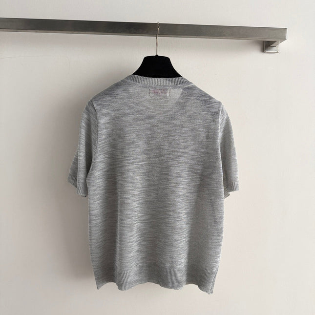 CHANEL 26S SHORT-SLEEVE KNIT TOP STYLE 1155
