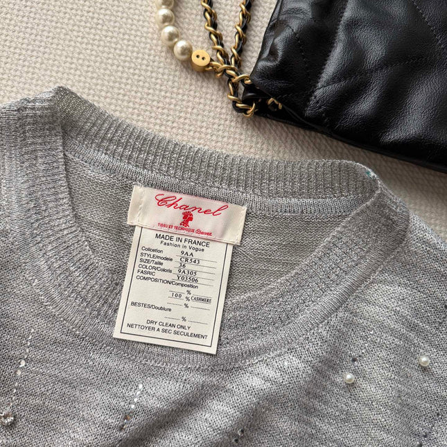 CHANEL 26S SHORT-SLEEVE KNIT TOP STYLE 1155