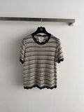 CHANEL 26S SHORT-SLEEVE KNIT TOP STYLE 1154