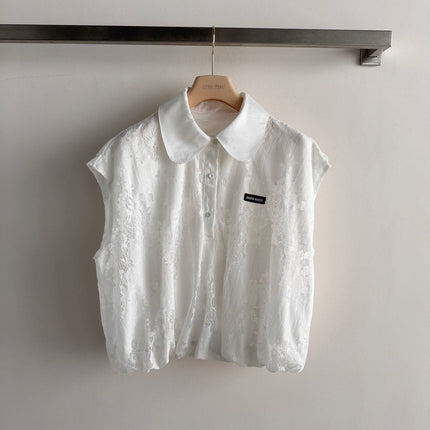MIUMIU 26S SLEEVELESS POLO TOP 1228