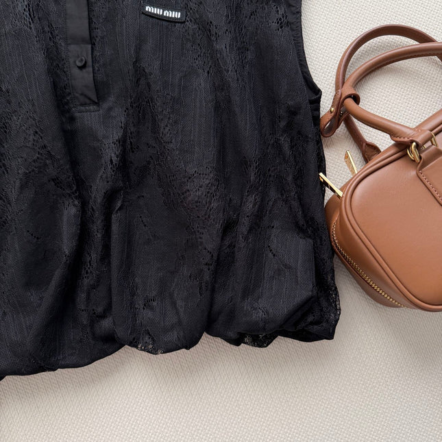 MIUMIU 26S SLEEVELESS POLO TOP 1227