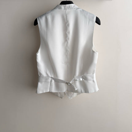 RALPH LAUREN 26S LINEN VEST 477