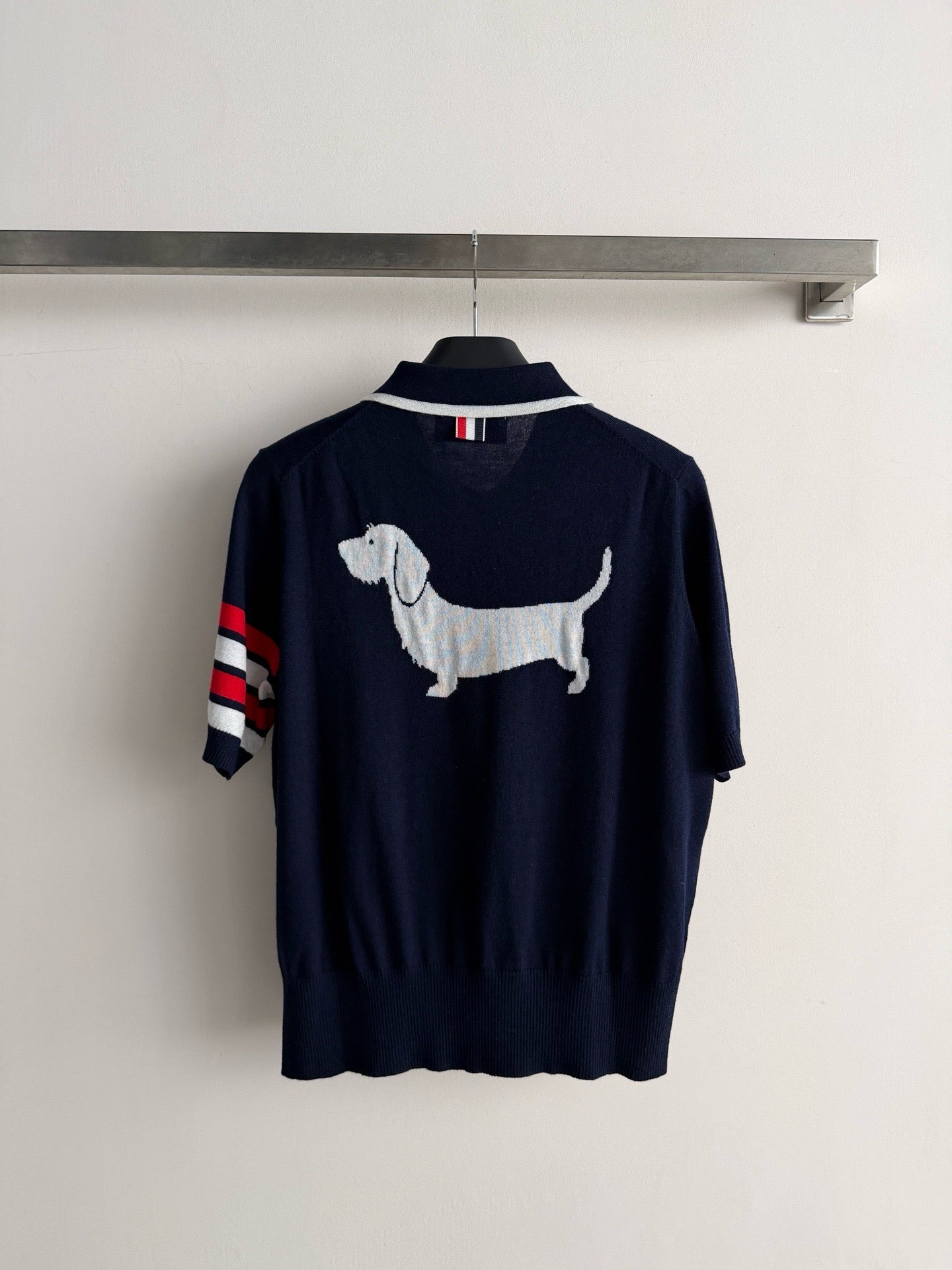 THOM 26S SHORT SLEEVE POLO KNIT TOP STYLE 236