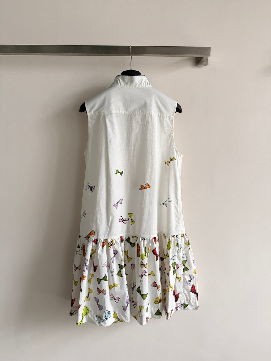 DIOR 26S SLEEVELESS PRINTED COTTON DRESS 1356
