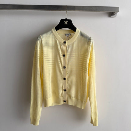 CHANEL 26S MINT KNIT CARDIGAN 1329