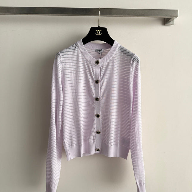 CHANEL 26S MINT KNIT CARDIGAN 1328