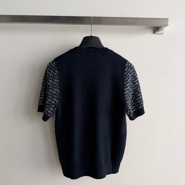 DIOR 26S SHORT-SLEEVE KNIT TOP 1306