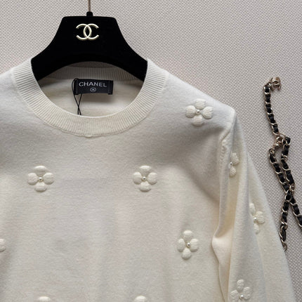 CHANEL 26S LONG-SLEEVE KNIT TOP 1718