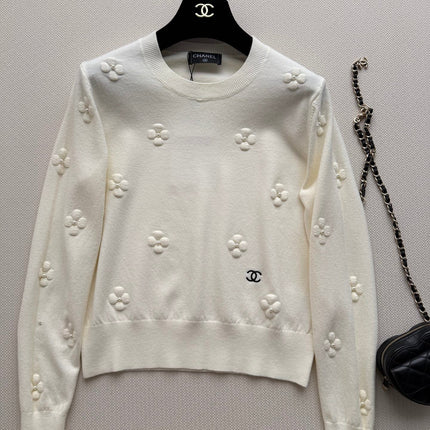 CHANEL 26S LONG-SLEEVE KNIT TOP 1718