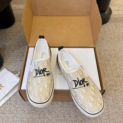 DIOR 26S WALK'N'DIOR SLIP-ON SNEAKERS IN MULTICOLOR DIOR OBLIQUE EMBROIDERED CANVAS STYLE 05