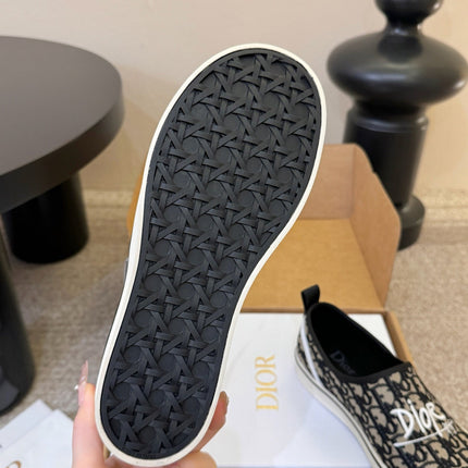DIOR 26S WALK'N'DIOR SLIP-ON SNEAKERS IN MULTICOLOR DIOR OBLIQUE EMBROIDERED CANVAS STYLE 02
