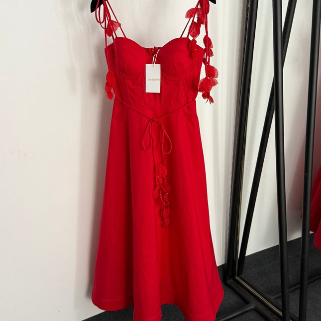 ZIMMERMANN 26S PETAL AND PUP DELLA MIDI DRESS STYLE 3