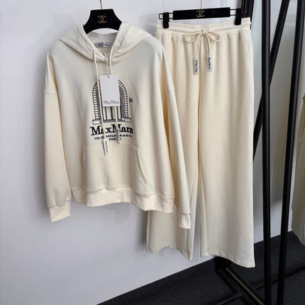 MAXMARA 26S HOODIE & WIDE-LEG PANTS SET 306