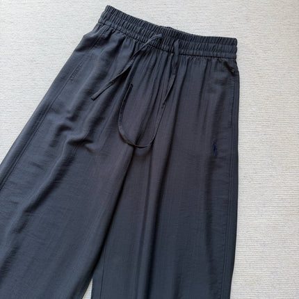 RALPH LAUREN 26S COTTON LINEN WIDE-LEG PANTS 533
