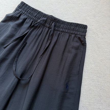 RALPH LAUREN 26S COTTON LINEN WIDE-LEG PANTS 533