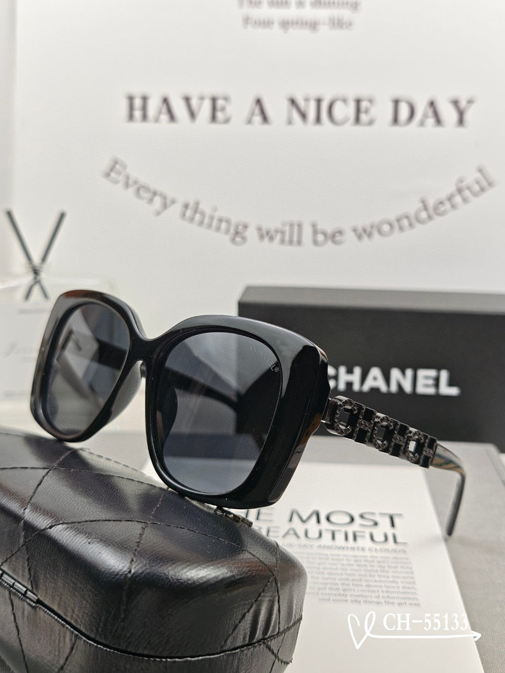 SQUARE SUNGLASSES 55133 IN ACETATE METAL FRAME