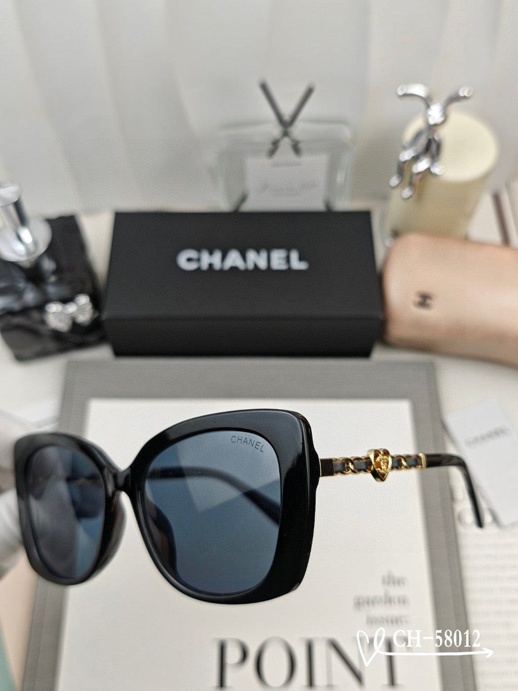 SQUARE SUNGLASSES 58012 IN ACETATE