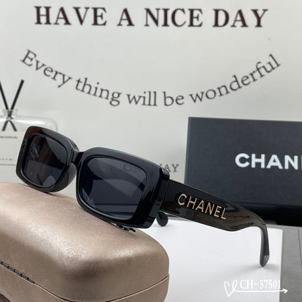 CHANEL 26S SQUARE FRAME IN BLACK ACETATE 409962