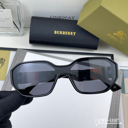BURBERRY 26S ANGULAR SHIELD FRAME IN ACETATE 427839