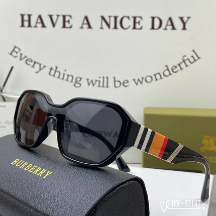 BURBERRY 26S ANGULAR SHIELD FRAME IN ACETATE 427839