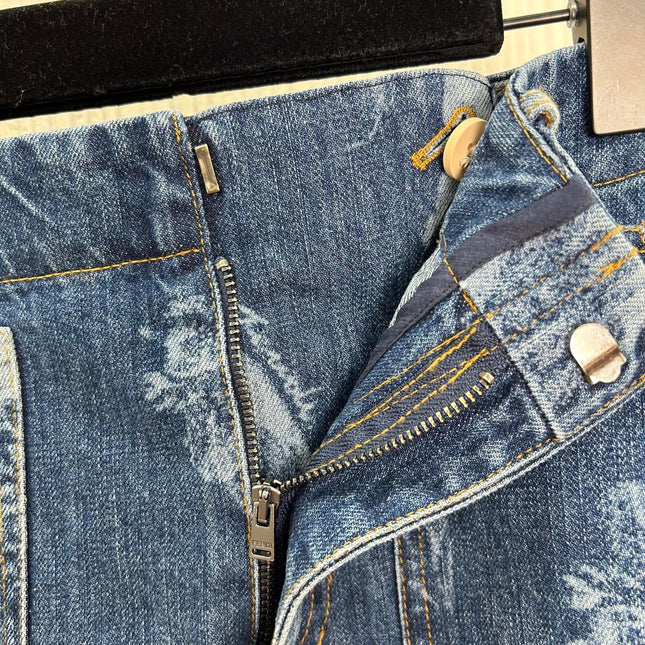 FENDI 26S DENIM SKIRT 453