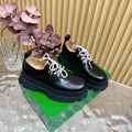 HADDOCK LACE-UP SHOE IN BLACK CALFSKIN
