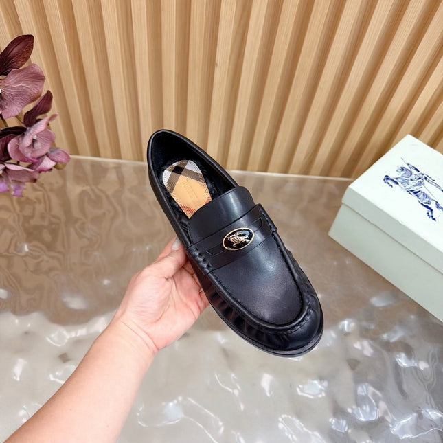 BURBERRY 26S LOAFERS IN BLACK CALFSKIN STYLE 14