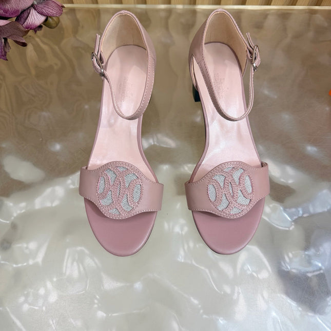 HM 26S MARQUISE SANDAL 45MM IN DUSTY PINK CALFSKIN