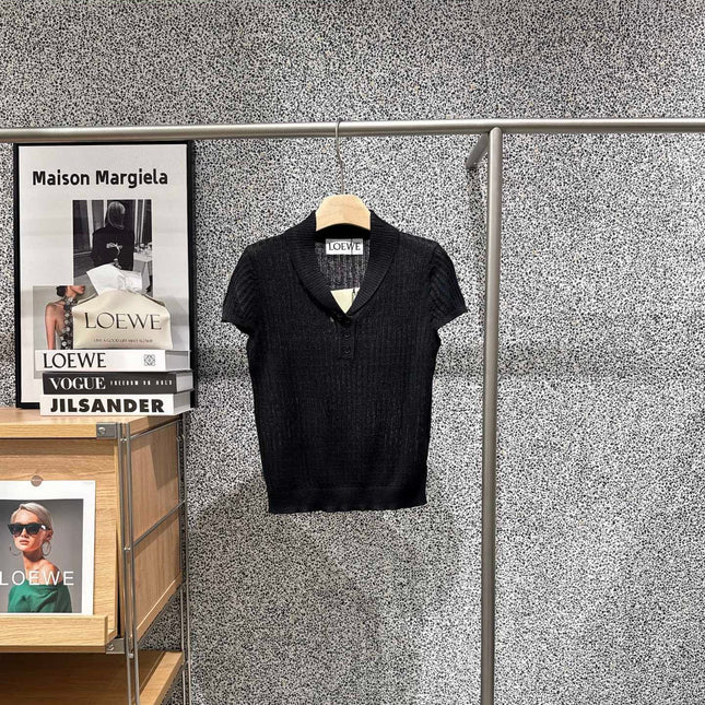 LOEWE 26S KNIT POLO SHIRT 436
