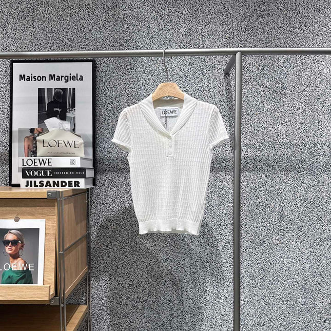 LOEWE 26S KNIT POLO SHIRT 433