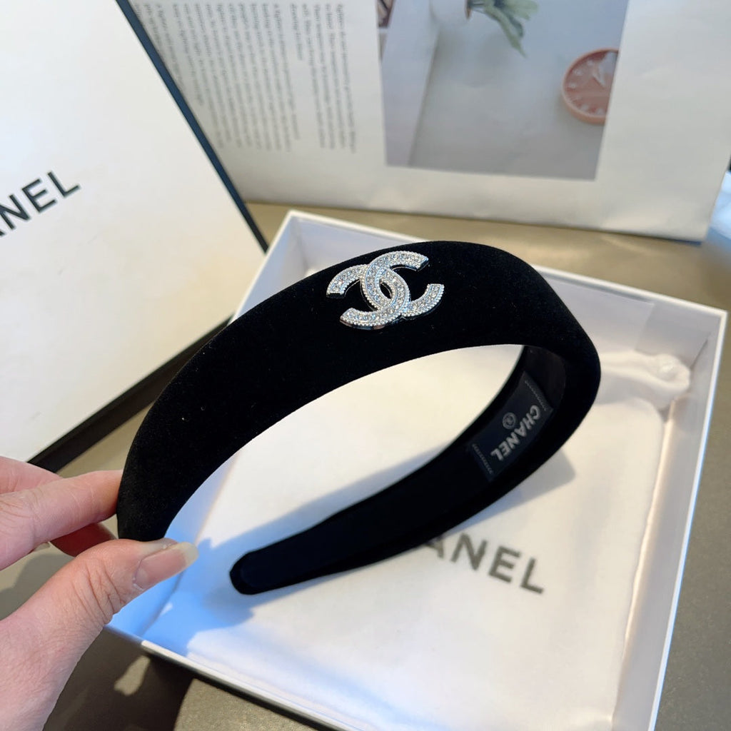 BLACK VELVET HAIRBAND 414440