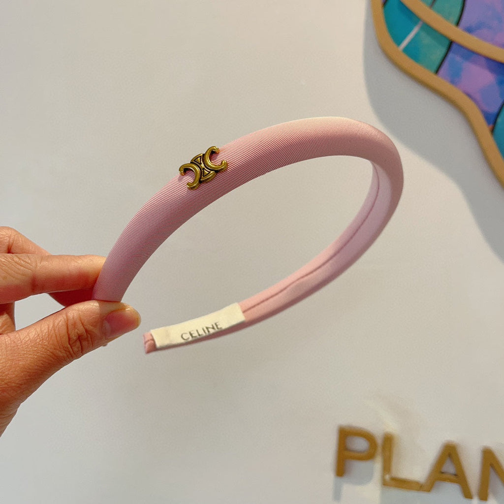 ROSE PINK FABRIC HAIRBAND 425456