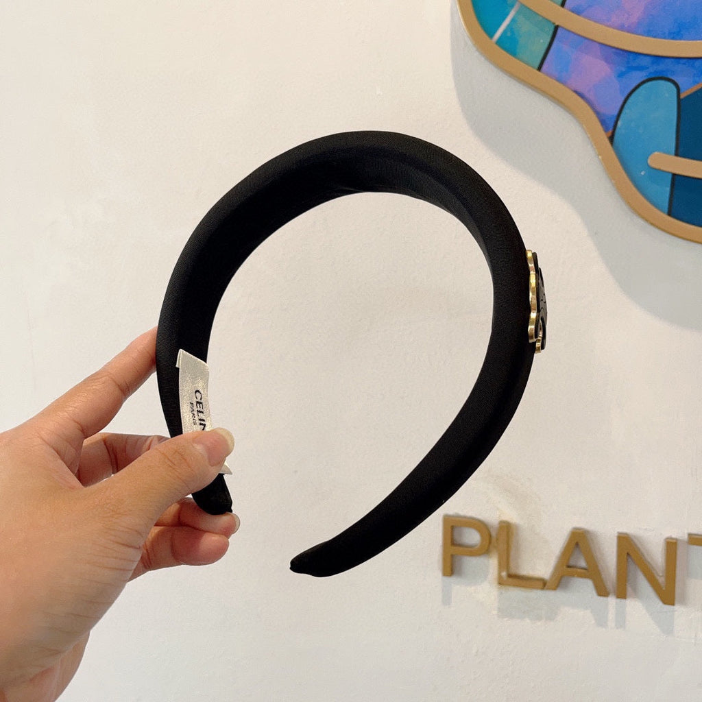 BLACK FABRIC HAIRBAND 427319