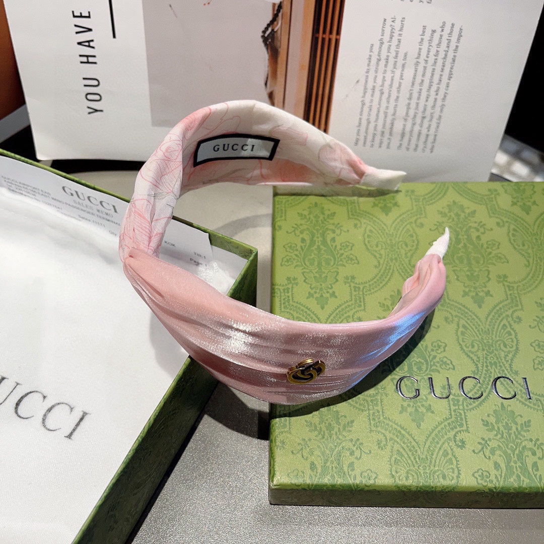 CHIFFON HEADBAND CREPE PINK 429327