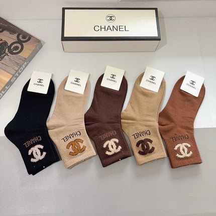 CHANEL 26S ANKLE SOCKS 412387 (1 BOX)