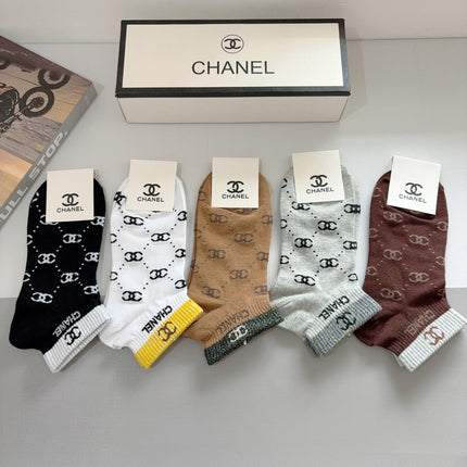 CHANEL 26S ANKLE SOCKS 412389 (1 BOX)