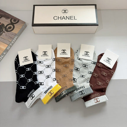 CHANEL 26S ANKLE SOCKS 412389 (1 BOX)