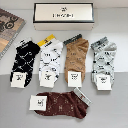 CHANEL 26S ANKLE SOCKS 412389 (1 BOX)
